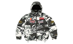 Supreme Supreme Vanson Leathers Cordura Down Jacket Snow Camo