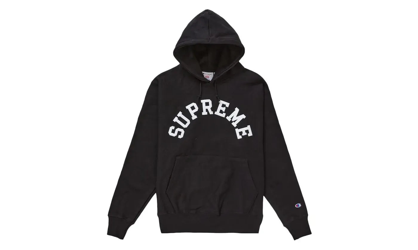 Supreme Champion Hooded Sweatshirt (SS25) Black