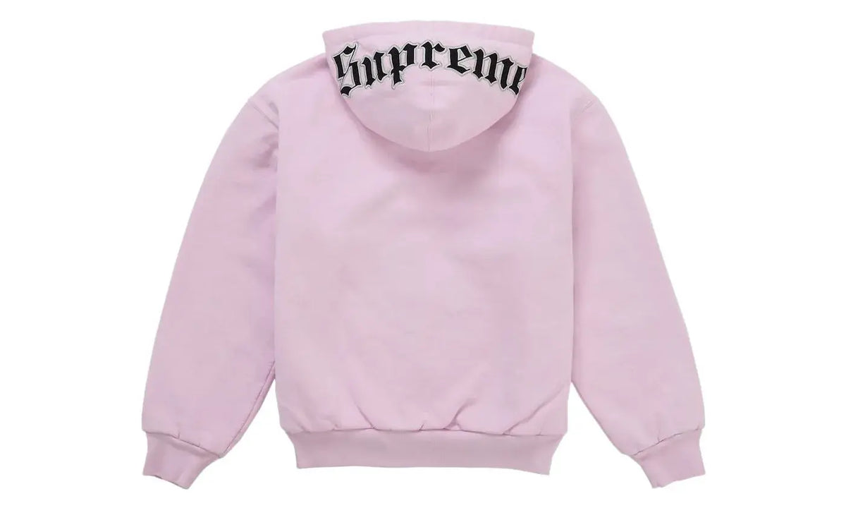 Supreme Chicago White Sox Zip Up Hooded Sweatshirt Light Pink