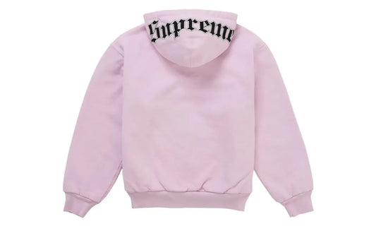 Supreme Chicago White Sox Zip Up Hooded Sweatshirt Light Pink