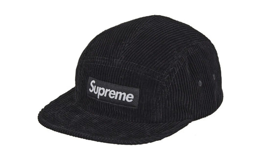 Supreme Corduroy Camp Cap Black - SUPR-SCCC-BLACK