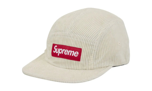 Supreme Corduroy Camp Cap White -  SUPR-SCCC-WHITE