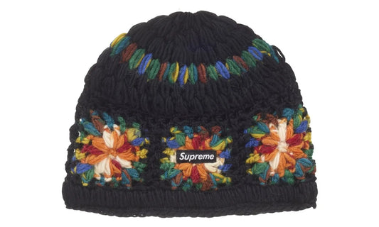 Supreme Crochet Beanie (SS25) Black - SUPR-SUCBB-BLACK