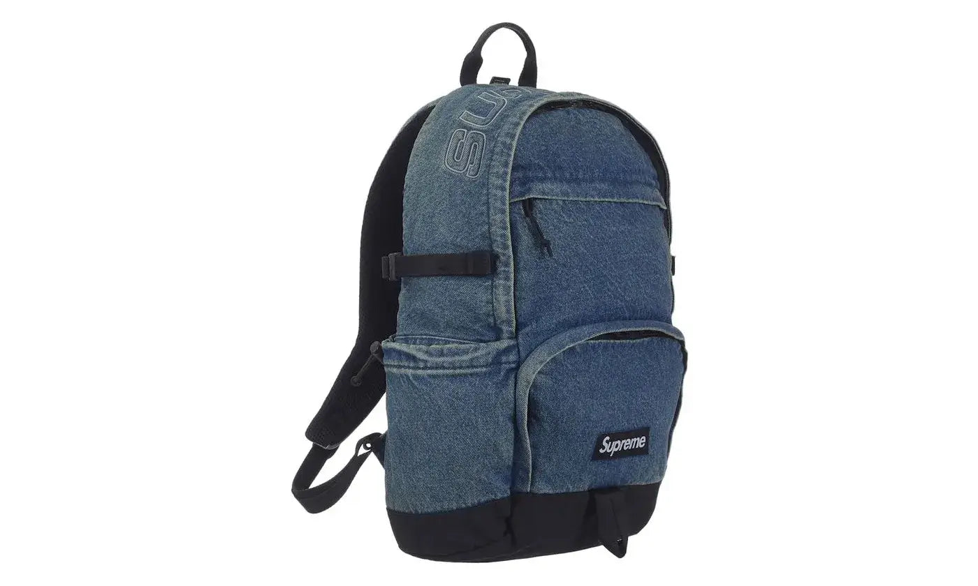 Supreme Denim Backpack Washed Indigo