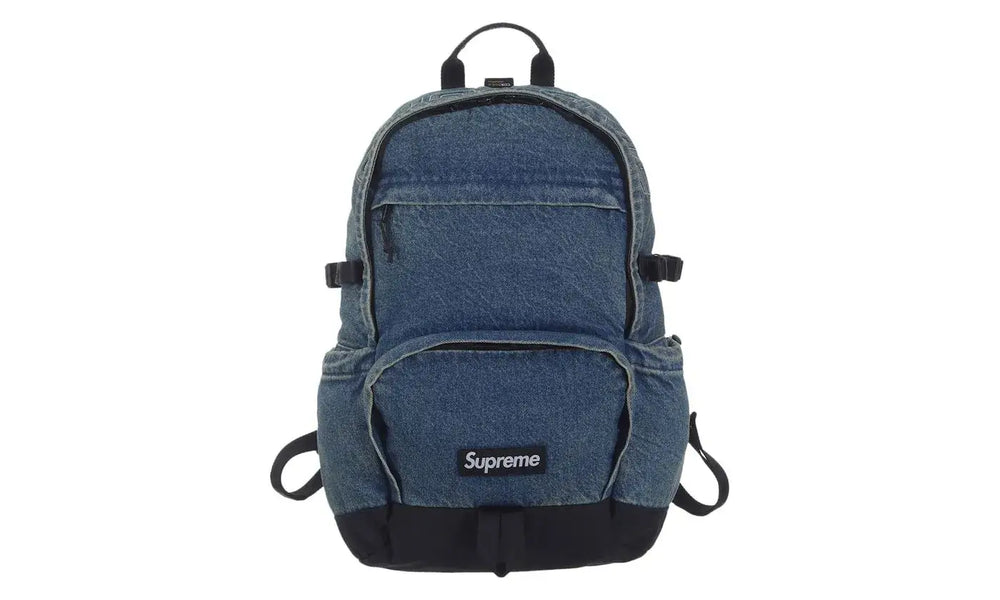 Supreme Denim Backpack Washed Indigo