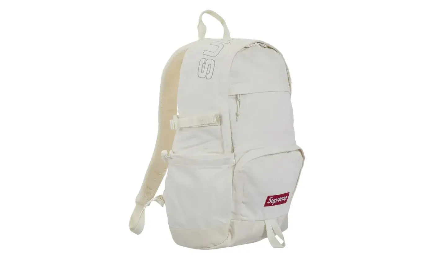 Supreme Denim Backpack White