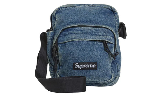 Supreme Denim Shoulder Bag Washed Indigo