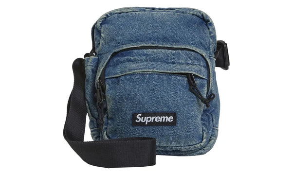 Supreme Denim Shoulder Bag Washed Indigo