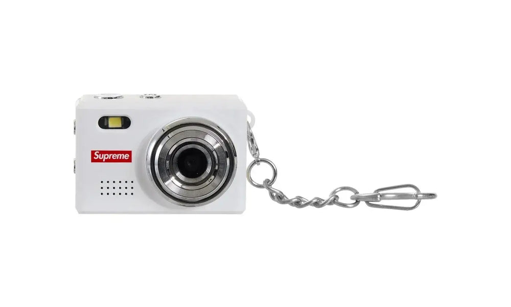 Supreme Digital Camera Keychain White