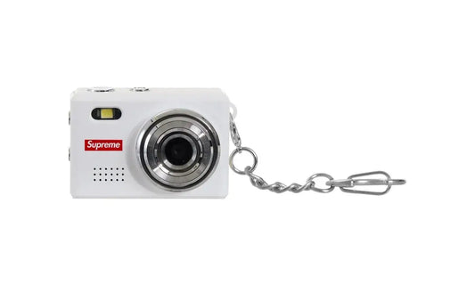 Supreme Digital Camera Keychain White