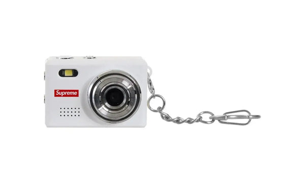 Supreme Digital Camera Keychain White
