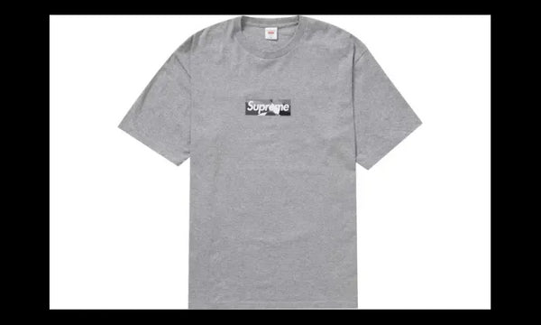 Supreme Supreme Emilio Pucci Box Logo Tee Grey Black - SUP-EMPUBLT-GBLACK