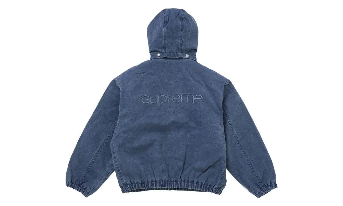 Supreme Faux Sherling Lined Bomber Jacket (FW25) Navy