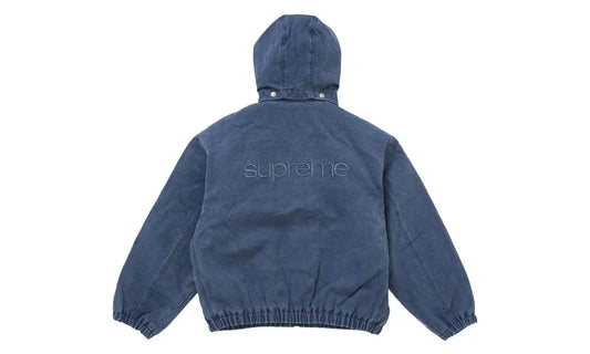 Supreme Faux Sherling Lined Bomber Jacket (FW25) Navy