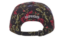 Supreme Floral Flannel 6-Panel Black - supreme-floral-flannel-6-panel-black