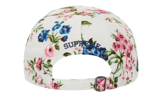 Supreme Floral Flannel 6-Panel Red - supreme-floral-flannel-6-panel-red