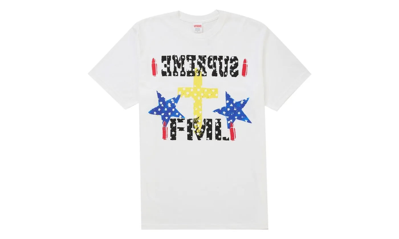 Supreme FML Tee White - supreme-fml-tee-white