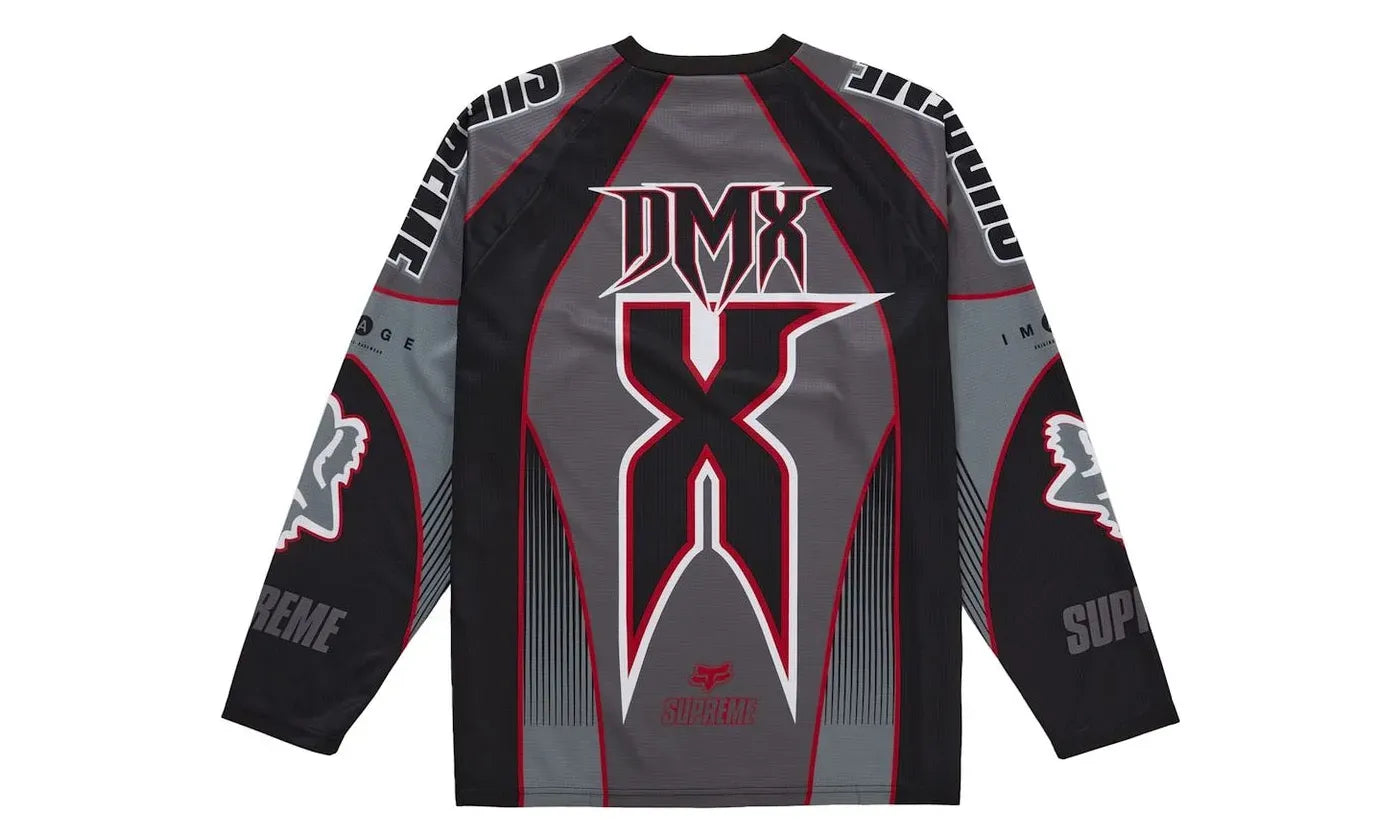 Supreme Fox Racing DMX Jersey Black - SUP-FOXDMX-JERBLK