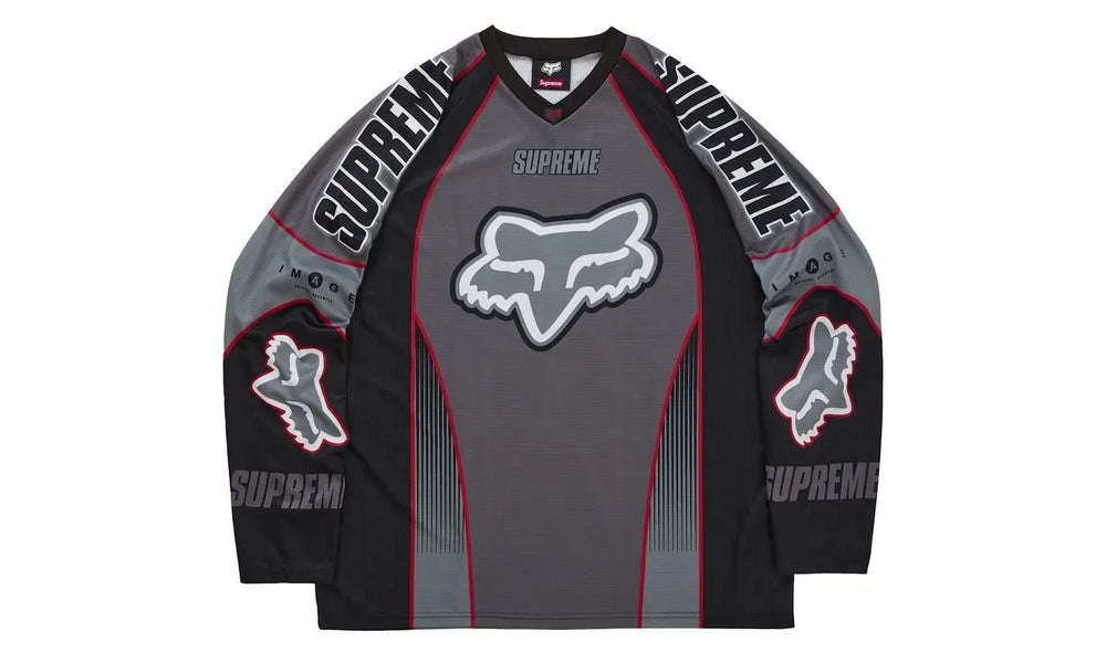 Supreme Fox Racing DMX Jersey Black - SUP-FOXDMX-JERBLK