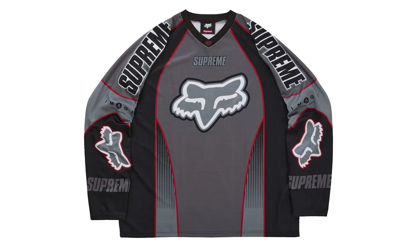 Supreme Fox Racing DMX Jersey Black - SUP-FOXDMX-JERBLK