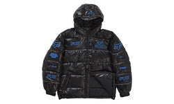 Supreme Fox Racing Shiny Down Puffer Jacket Black