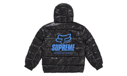 Supreme Fox Racing Shiny Down Puffer Jacket Black