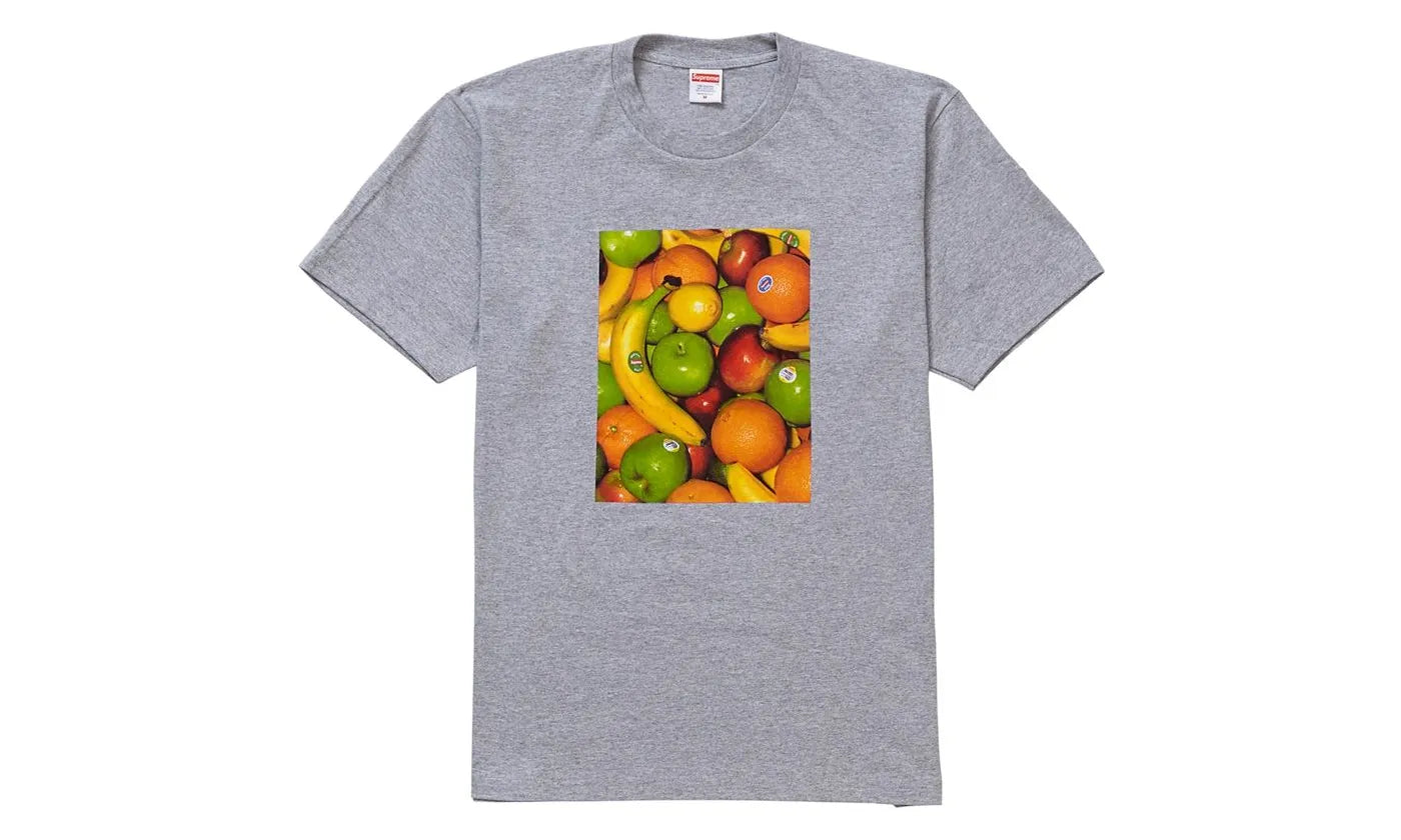 Supreme Fruit Tee Heather Grey - supreme-fruit-tee-heather-grey
