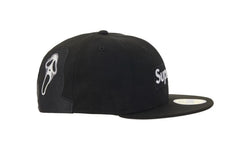 Supreme Ghostface Box Logo New Era 59Fifty Cap Black - supreme-ghostface-box-logo-new-era-59fifty-cap-black