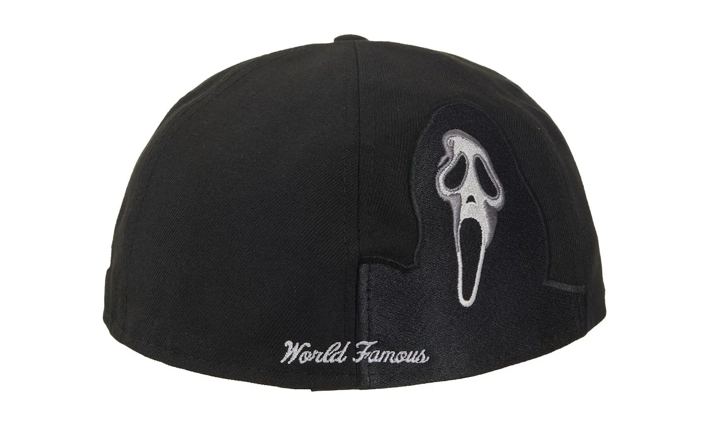 Supreme Ghostface Box Logo New Era 59Fifty Cap Black - supreme-ghostface-box-logo-new-era-59fifty-cap-black