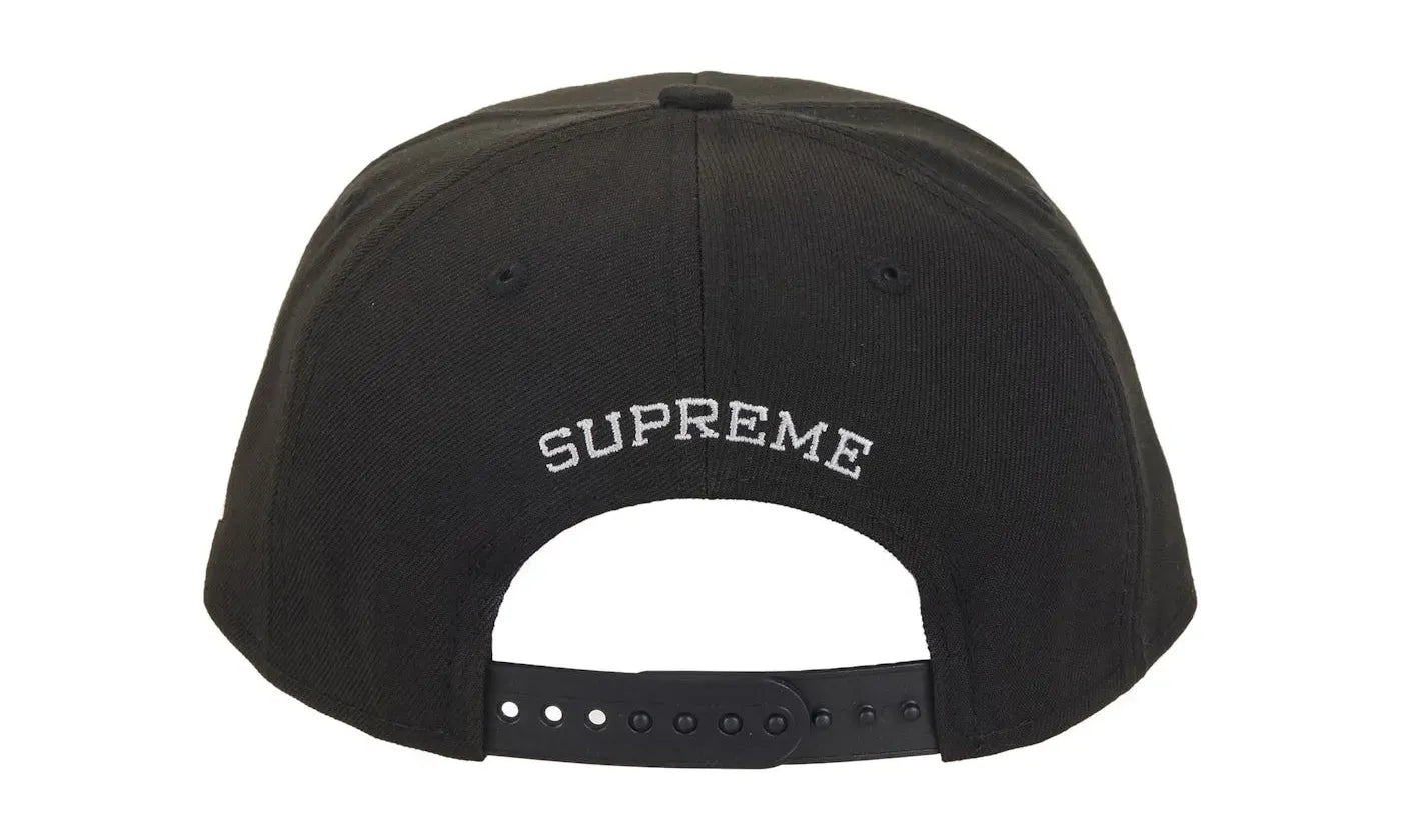Supreme Gothic Outline Adjustable New Era 59Fifty Fitted Cap Black