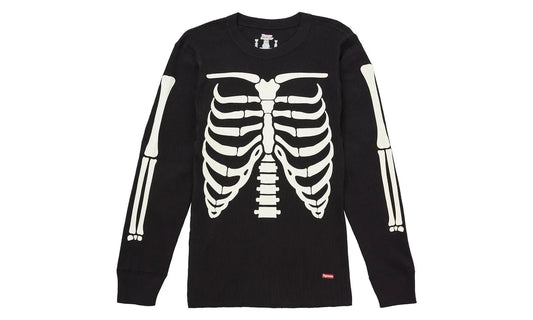 Supreme Hanes Bones Thermal Crew FW25 (1 Pack) Black - SUPR-SHBTCF(B-MULTI
