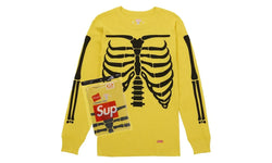Supreme Hanes Bones Thermal Crew FW25 Yellow