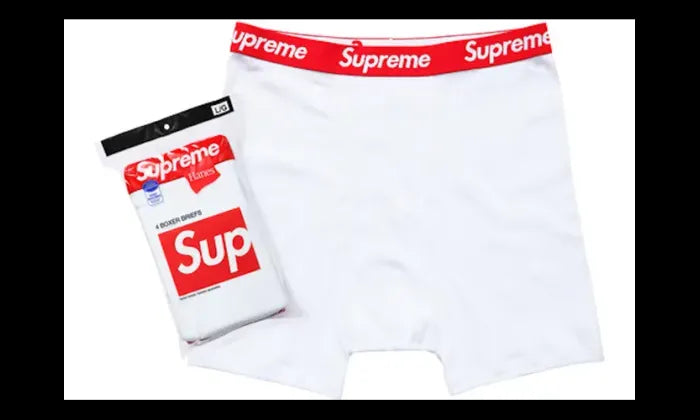 Supreme Supreme Hanes Boxer Briefs White - SUP-HBB4-WHITE