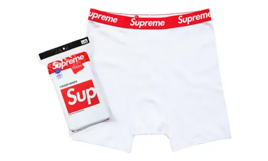 Supreme Hanes Boxer Briefs White - SUP-HBB4-WHITE