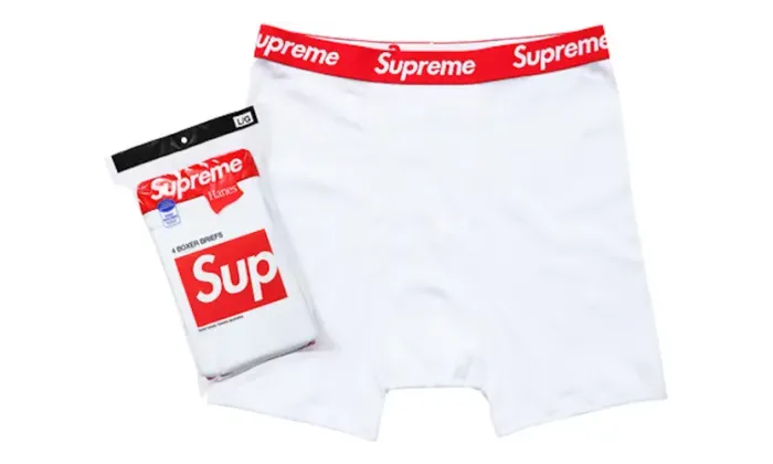 Supreme Hanes Boxer Briefs White (1 pair) - SUP-HBB4-WHITE