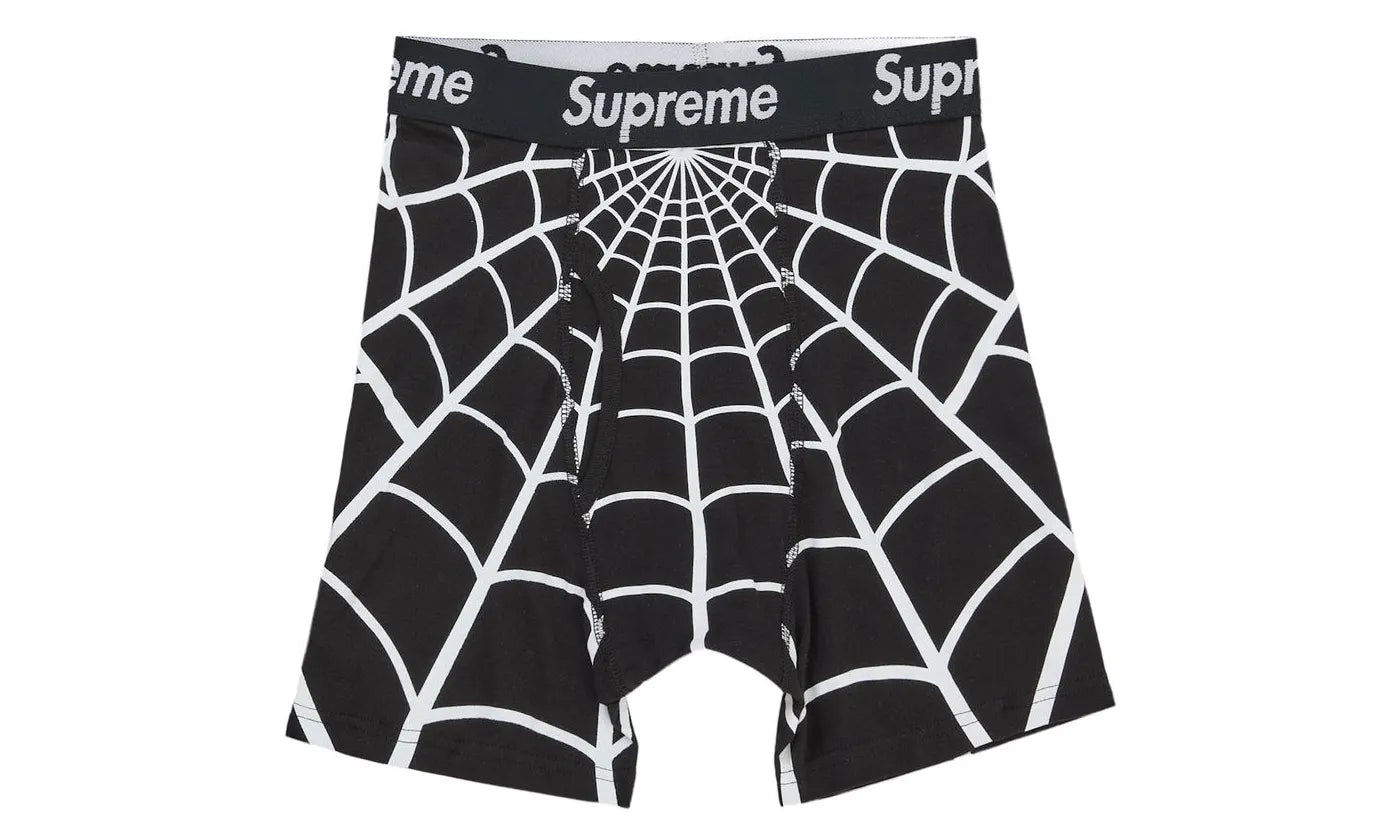 Supreme Hanes Spider-Man Boxer Briefs Black - SS26-HB-SMB