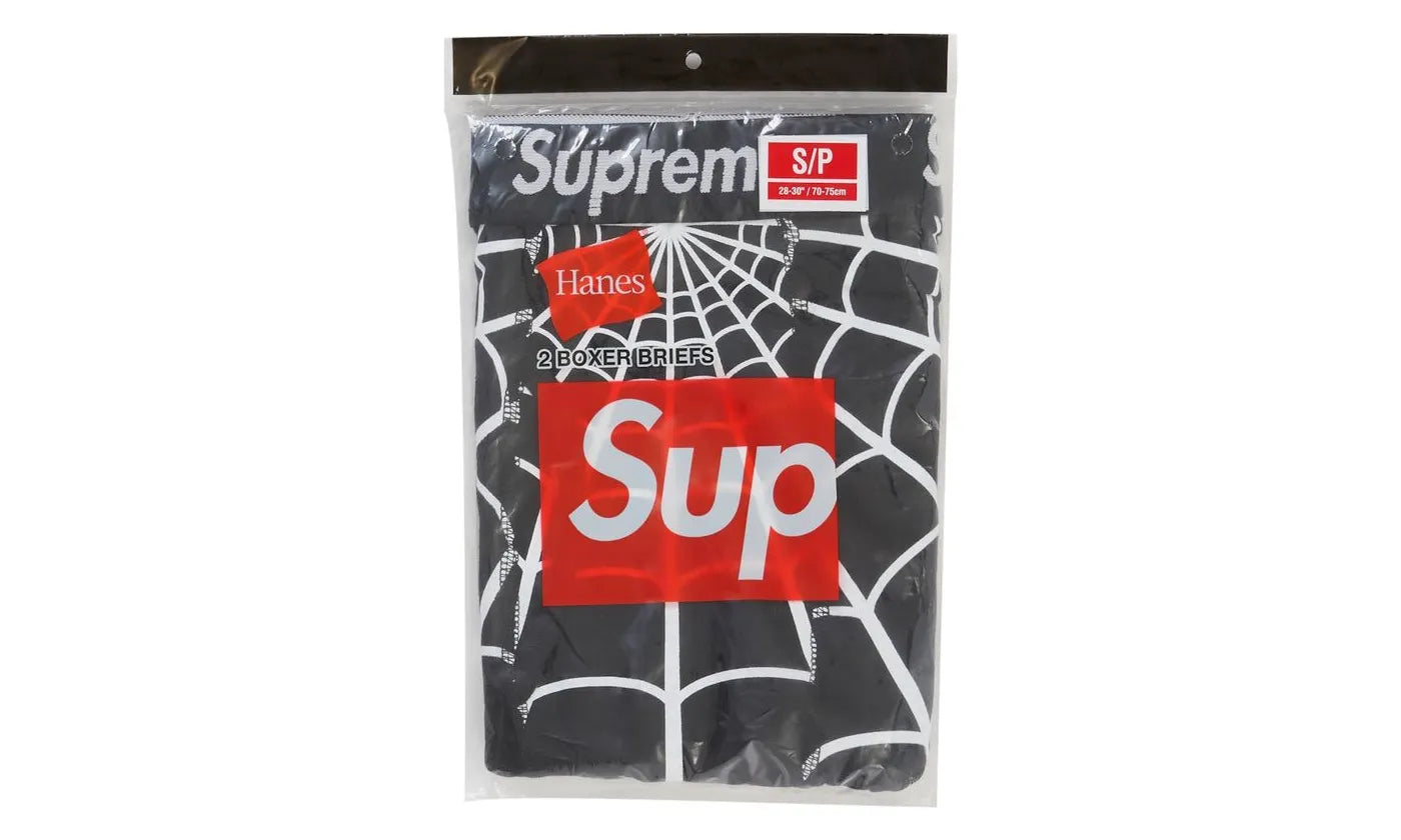 Supreme Hanes Spider-Man Boxer Briefs Black (SS26-HB-SMB) - APLUG