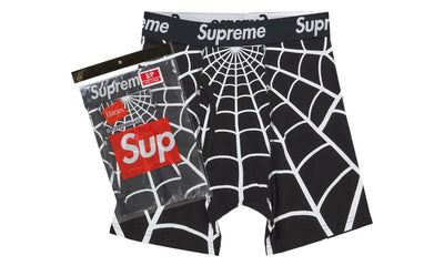 Supreme Hanes Spider-Man Boxer Briefs Black (1 pair) - SS26-HB-SMB