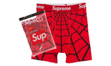 Supreme Hanes Spider-Man Boxer Briefs Red (1 pair) - SS26-HB-SMR