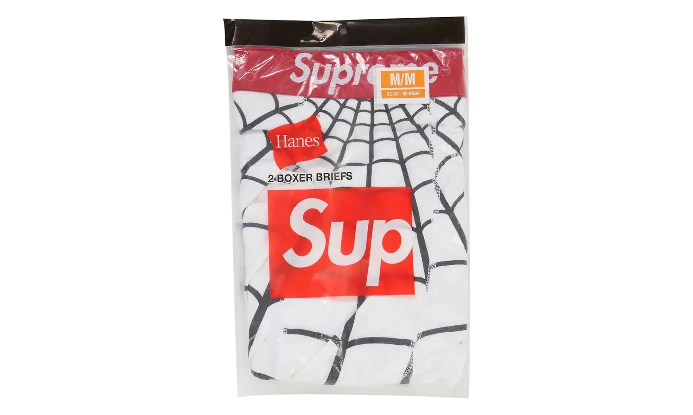 Supreme Hanes Spider-Man Boxer Briefs White (1 pair) - SS26-HB-SMW
