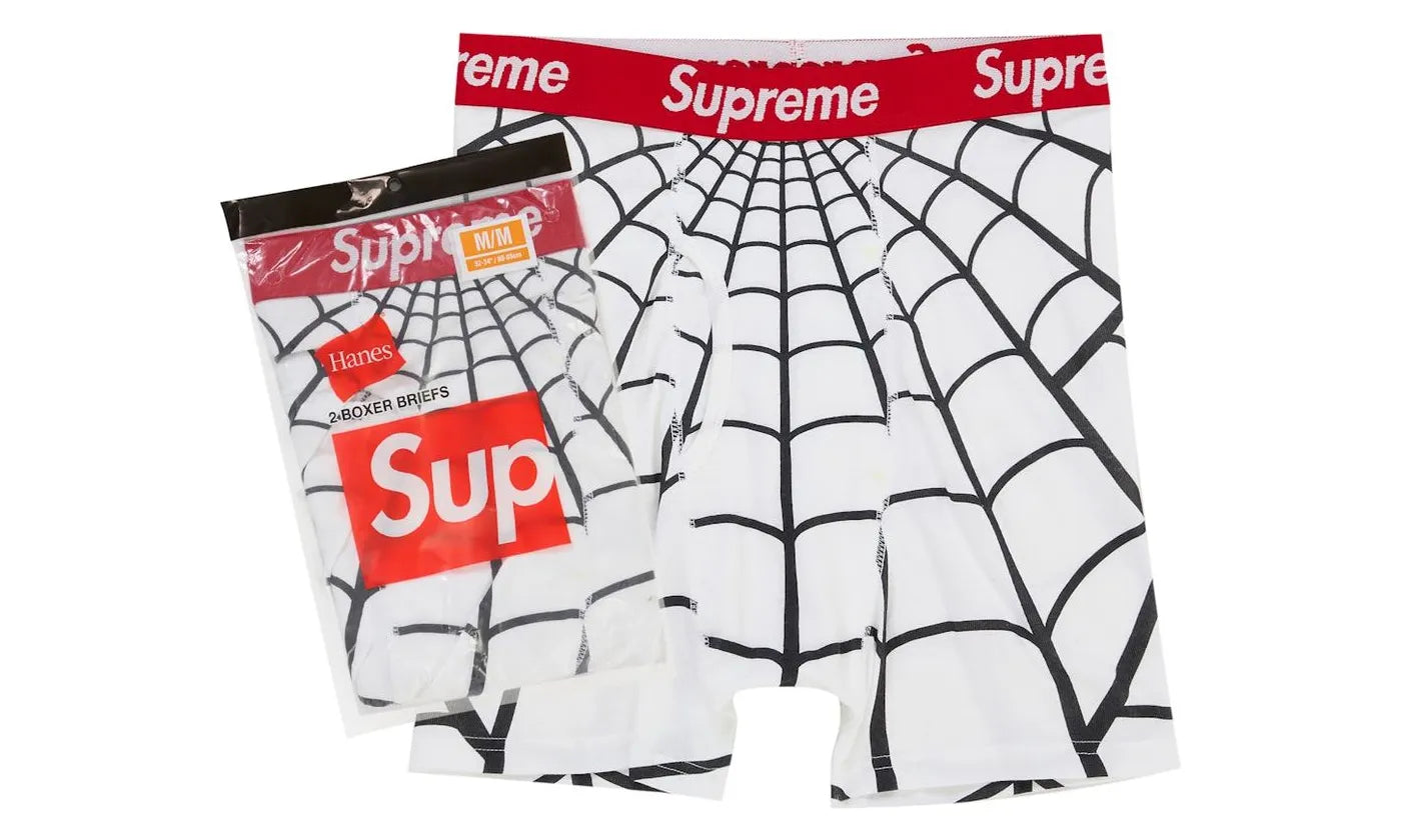 Supreme Hanes Spider-Man Boxer Briefs White (1 pair) - SS26-HB-SMW