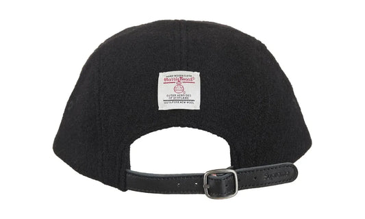 Supreme Harris Tweed Camp Cap Black
