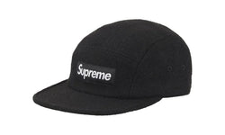 Supreme Harris Tweed Camp Cap Black