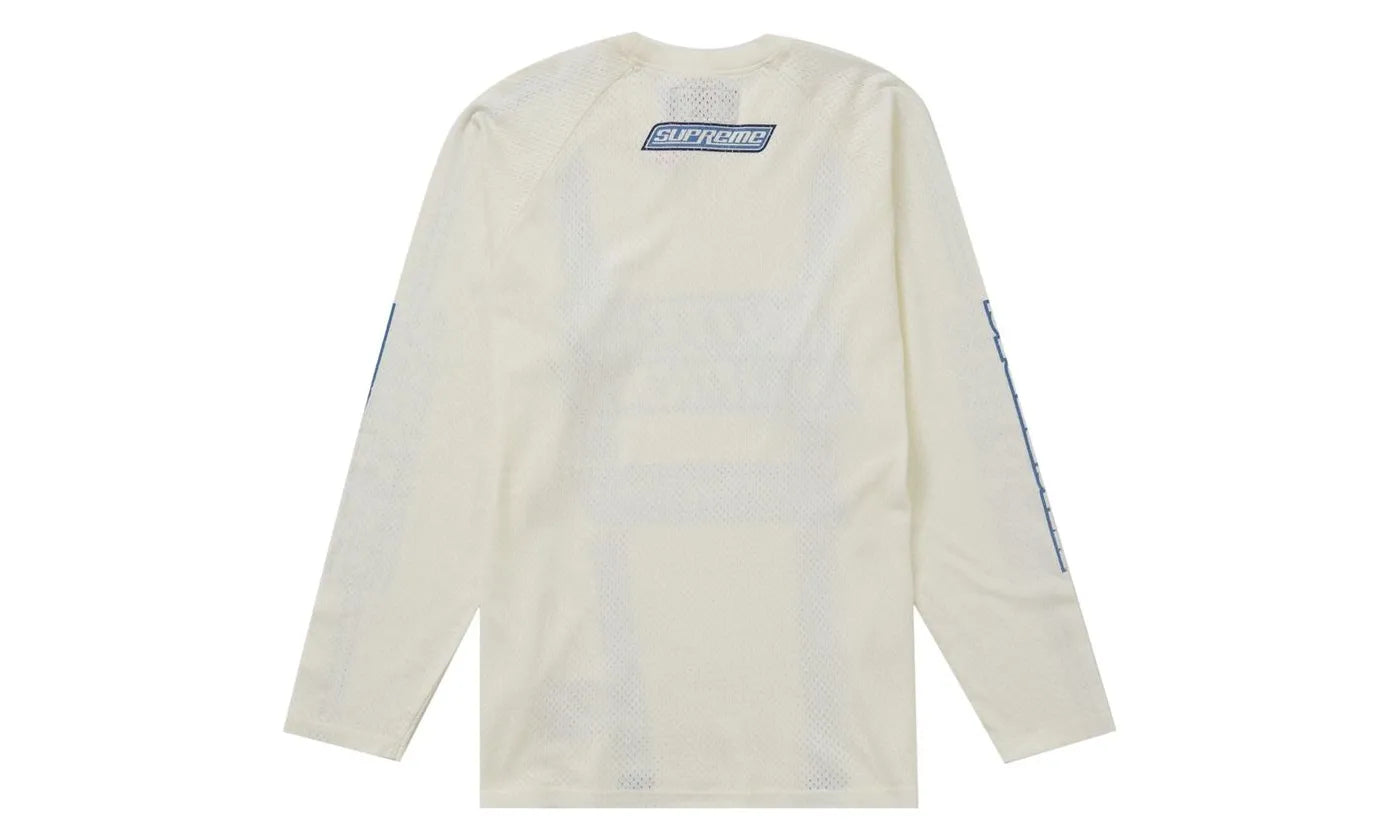 Supreme Hysteric Glamour Mesh L/S Top White - SUPR-SHGMLT-WHITE