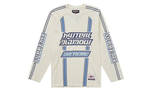 Supreme Hysteric Glamour Mesh L/S Top White - SUPR-SHGMLT-WHITE