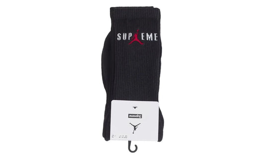 Supreme Jordan Crew Socks Black
