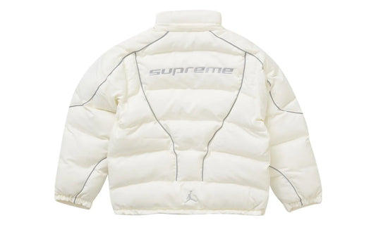 Supreme Jordan Puffer Jacket White - SUPR-SUJPJW-WHITE