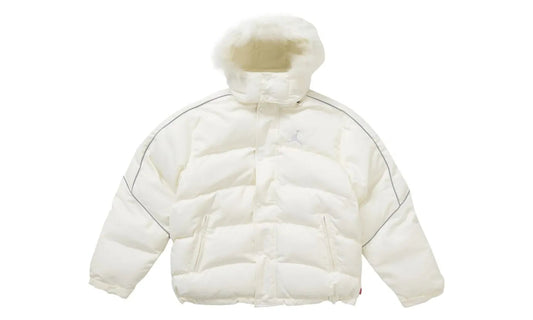 Supreme Jordan Puffer Jacket White - SUPR-SUJPJW-WHITE