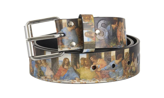 Supreme Last Supper Leather Belt Multicolor - SUPR-SLSLBM-MULTICOLOR