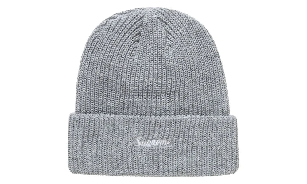 Supreme Loose Gauge Beanie Heather Grey - SUPR-SLGB(H-HEATHERGREY